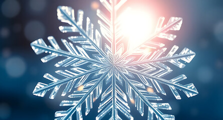 Christmas snowflake background