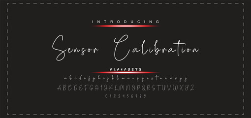Hand drawn vector alphabet. Modern monoline signature script font. Elegant Signature Font. Best Alphabet Beautiful Calligraphy Signature Font