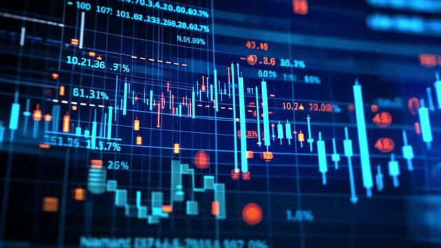 Explore crucial market trends and data analysis techniques used in finance as visualizations demonstrate price movements and trading activities over time