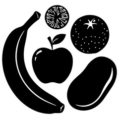 Fruits vector icon.
