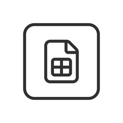 Document File Icon - Modern Simple Flat Vector for Web and Mobile