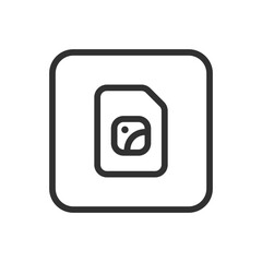 Image Picture Document File Icon - Modern Simple Flat Vector for Web and Mobile