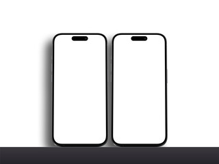 High quality realistic 3d render smartphone App promo ui ux screen mockup with transparent PNG