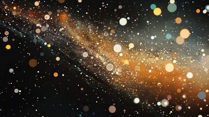 Fototapeta premium AbstractArt Surreal Depiction Moment Lights Galaxy