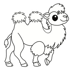 Animals a-z clipart camels doodle 