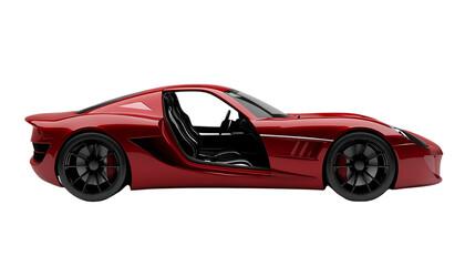 car isolated on white