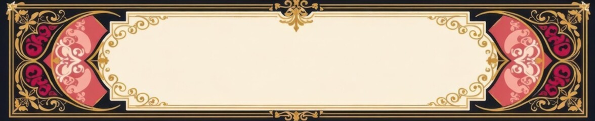 Obraz premium Luxury Art Deco vector frames; minimalist elegant borders , abstract, vector