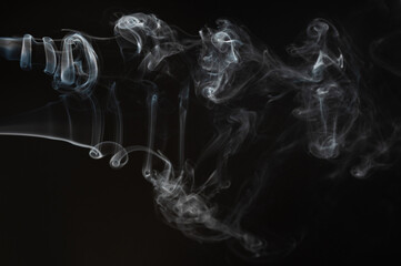 Smooth smoke swirl cloud