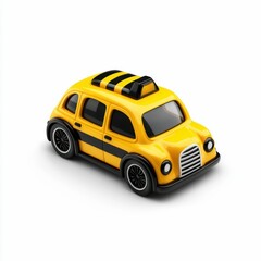 Yellow Toy Taxi Cab