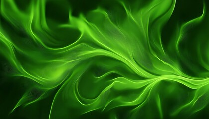 Obraz premium Mystic Green Flame Texture