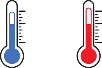 Thermometer icon set
