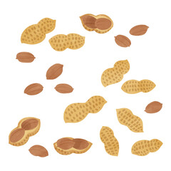 手描きのイラスト/ピーナッツ