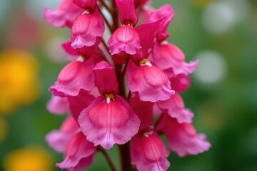 Bold Snapdragons Flourish amidst Outdoor Garden Beauty