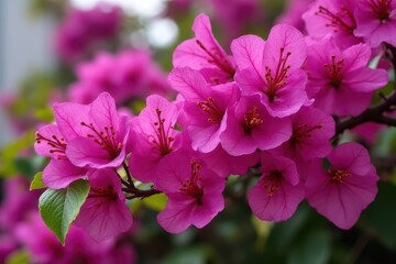 Exuberant Bougainvillea Blooms Reach Maturity
