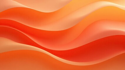 Flowing Abstract Orange and Red Wave Design for Creative Projects
