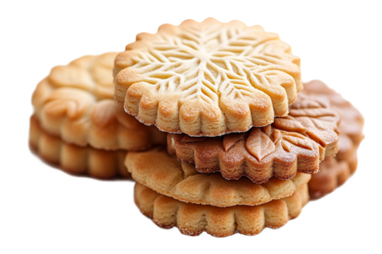 Delicious winter themed cookies with intricate designs