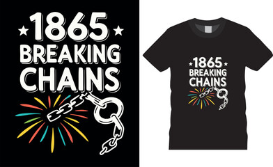 Juneteenth Black History Month Freedom Day typography vector t shirt design