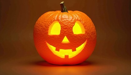 a photo of an orange smile face made with.