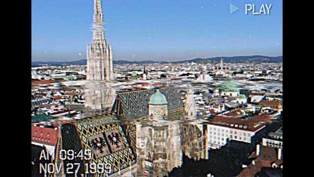 Clean VHS Cam Recording Overlay