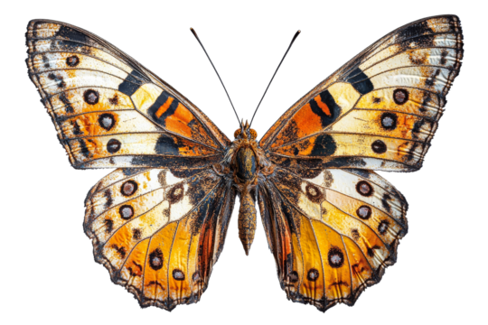 Beautiful butterfly displayed with detailed wings