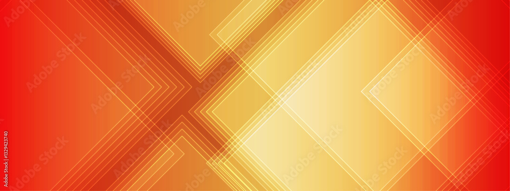 Aufkleber Abstract colorful fluid gradient Geometric banner design. science futuristic energy technology concept with rays, stripes lines. Geometric colorful background with modern stripes, square shape.