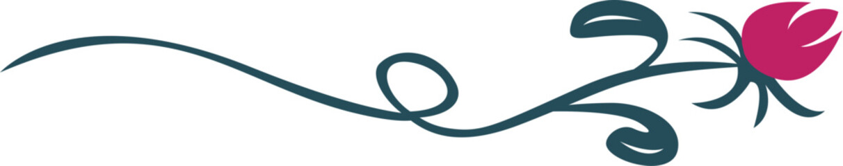 Flor ornamental elegante