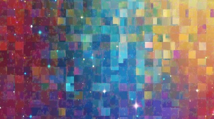 Fototapeta premium Colorful Pixel Pattern Design