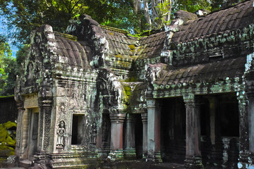 The Tombraider temple (Ta prohm) in Cambodia