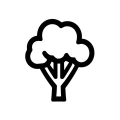 Fresh Vegetable Broccoli Icon