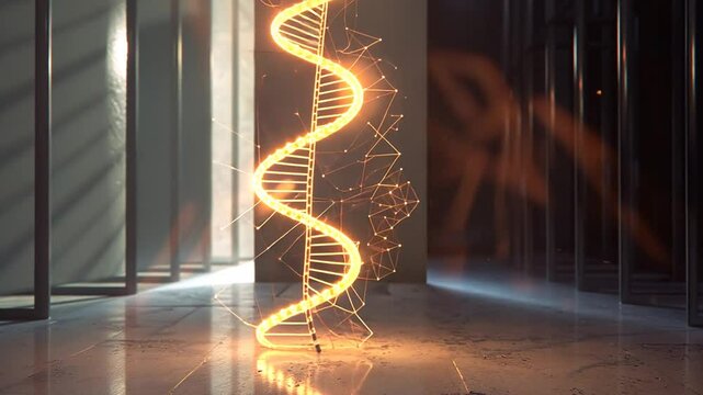 Spiralf&ouml;rmiges Lichtband visualisiert Quanteninformationen