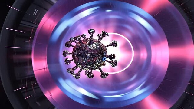 Wissenschaftliches Labor mit Quantenforschung