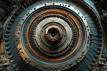 Obraz premium Advanced Circular Knit Machine: Revolutionizing Industrial Production in Steel Construction
