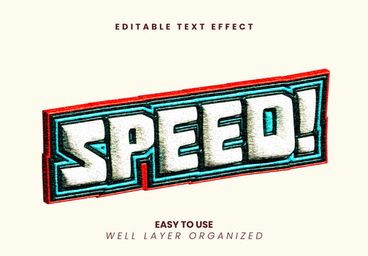 Speed Text Effect