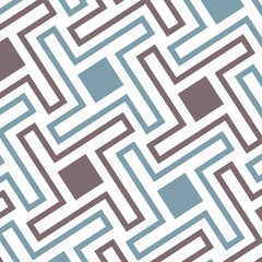 Seamless abstract geometric pattern. Vector Illustration. Reflectarray antenna background.
