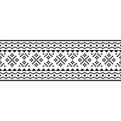 Stipe seamless geometric tribal pattern featuring repeating square shapes. Black and white ethnic design, ideal for wallpapers, fabrics, and modern digital art.	EPS 10