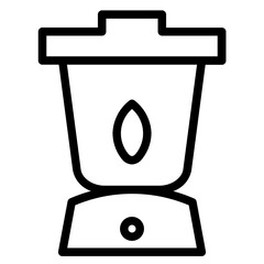Lamp Lanthern Light Line Icon