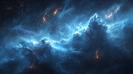 Obraz premium Cosmic Nebulae in Deep Space (1)