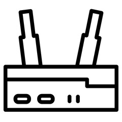 Router Modem Wifi Line Icon