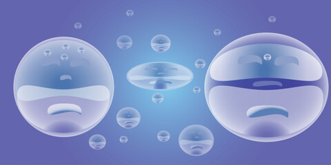 Bubble background bubble art circle