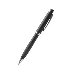 Elegant Black Pen Isolated, a Symbol of Professionalism and Creativity on Transparent Background