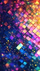 Obraz premium Colorful Pixel Pattern Design