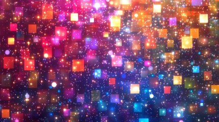 Obraz premium Colorful Pixel Pattern Design