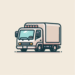 vector illustration of a truck