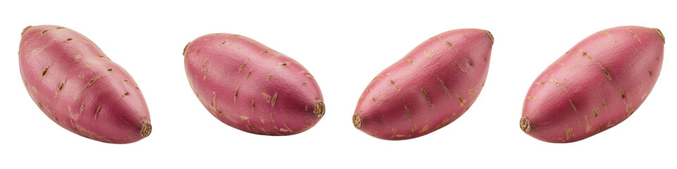 Whole Sweet Potato on White, Cut Out Set