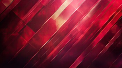 Abstract Red Diagonal Lines Background with Glowing Effects and Dark Moody Atmosphere