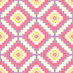Geometric Pattern in Pastel Colors