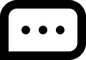 Fototapeta premium Bubble message icon