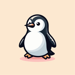 penguin on a white background