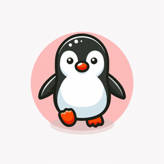 penguin on a white background