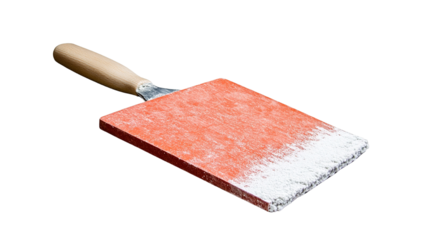 "A tile grout float, isolated on transparent background, used for applying grout between tiles during home remodeling.